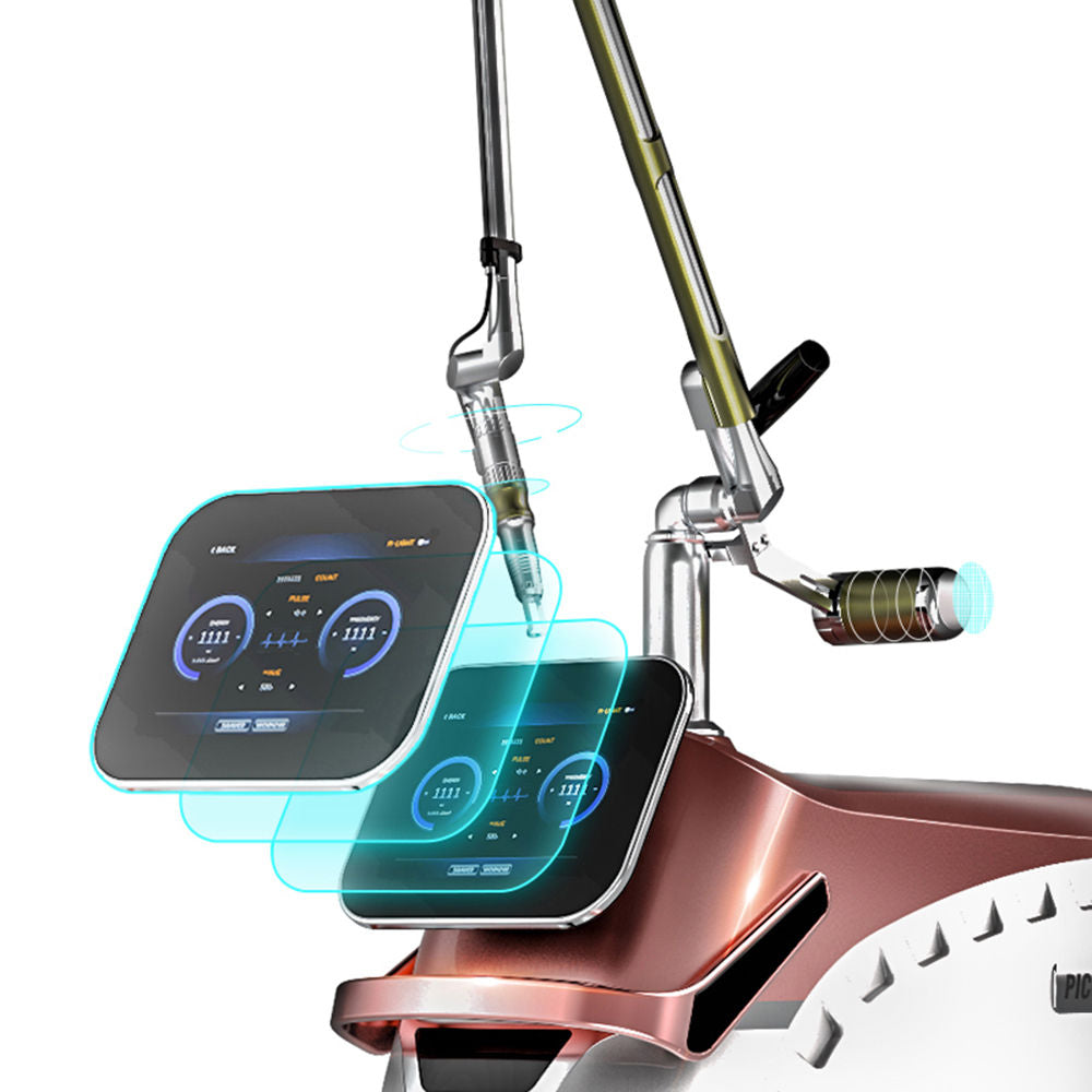 Picosecond Pico Laser with Q-Switched Nd Yag Laser Machine for Carbon Peeling facial, Tattoo Removal, Coffee Spot Removal, Skin Rejuvenation Machine etc.