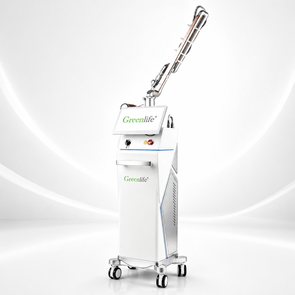 Greenlife Health Canada LicensedFractional CO2 Laser Skin Resurfacing Machine with Built-in Touch Screen on Handpiece