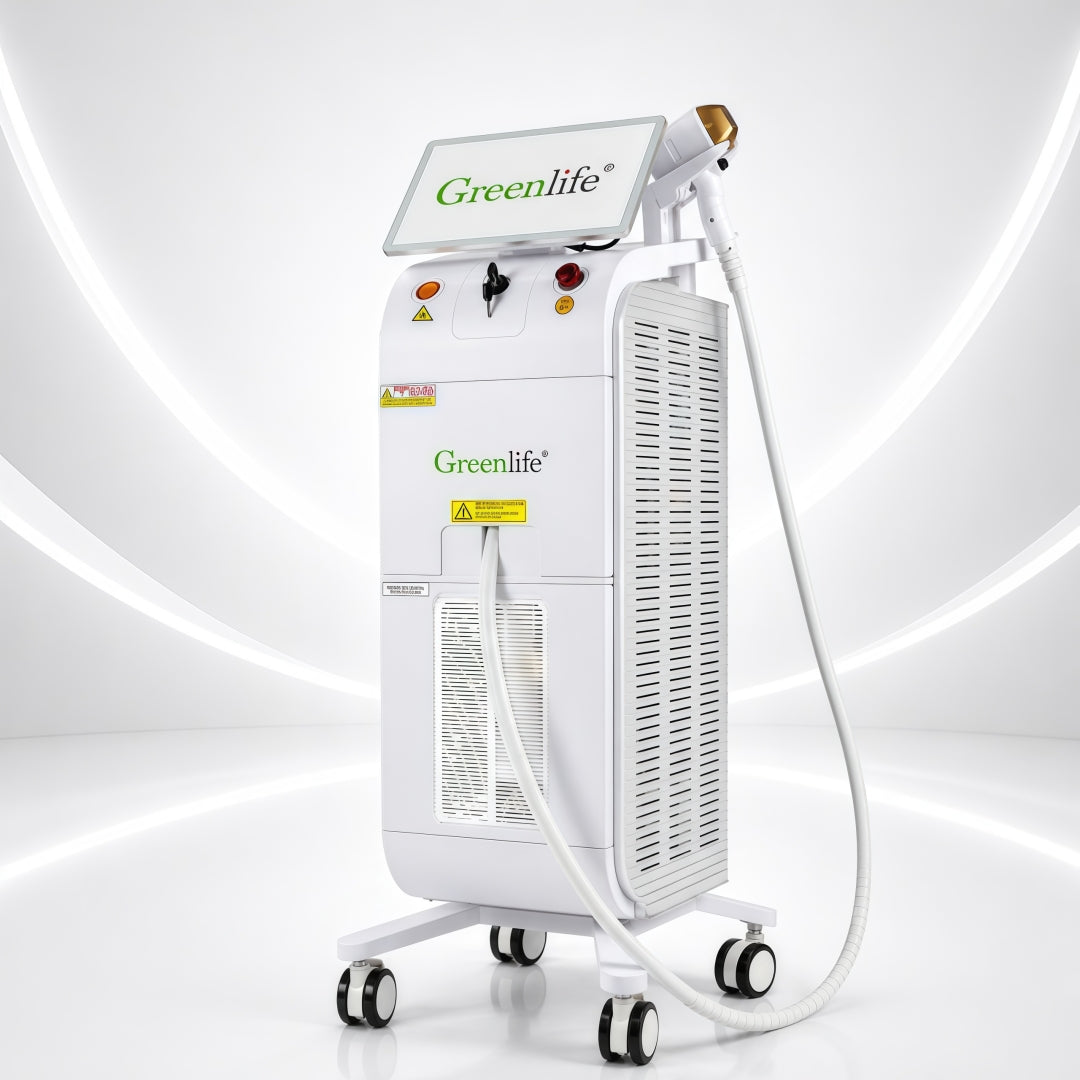 Greenlife 3 Wavelengths Diode Laser Hair Removal Laser Machine Health Canada Licensed