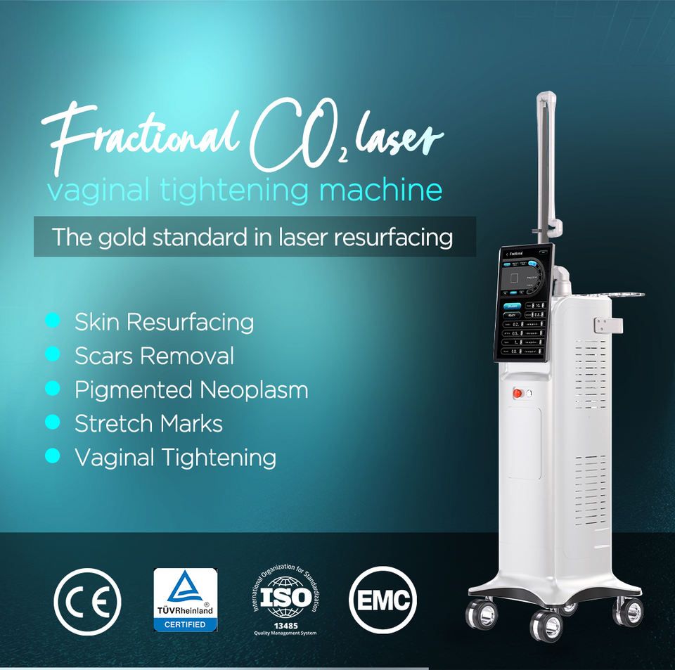Greenlife 10600Nm Radio Frequency Fractional Co2 Medical Laser Vaginal Tightening Equipment  For Acne Scar Stretch Mark Removal - Greenlife - Laser Vaginal Tightening Equipment