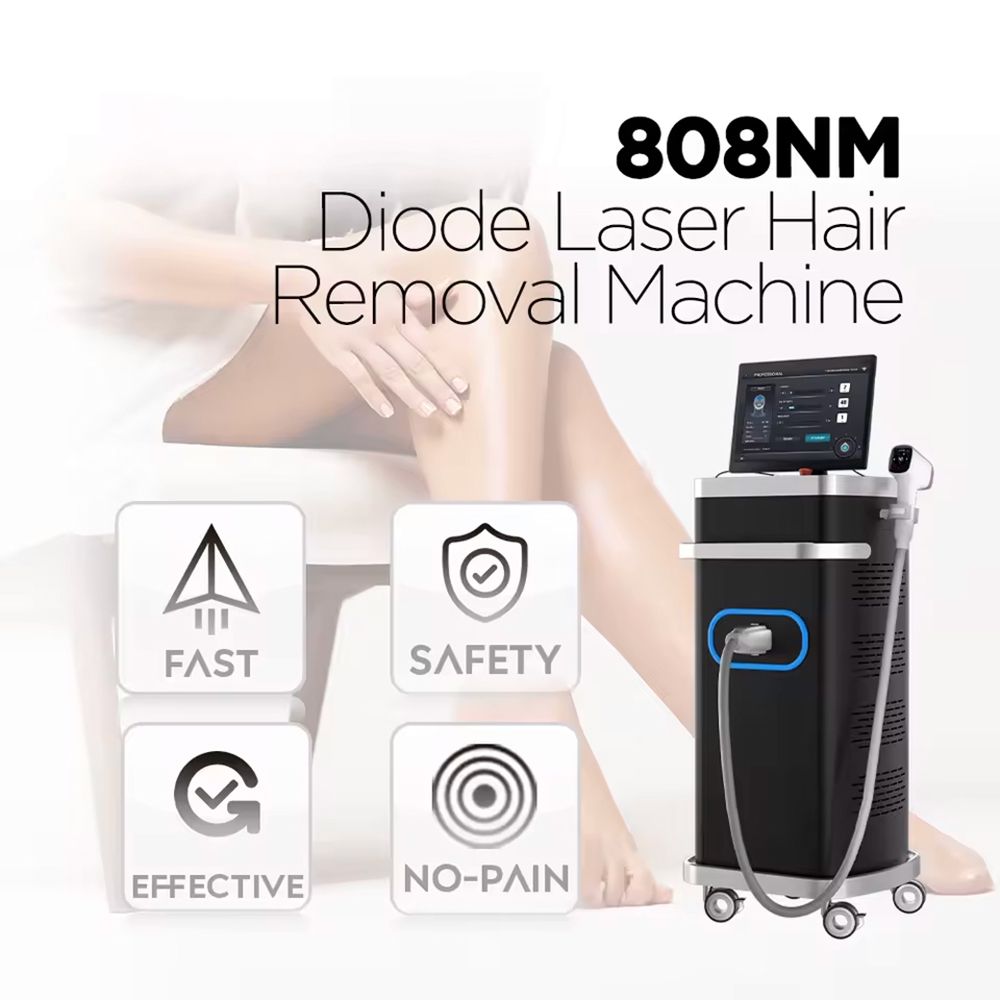 Greenlife 808Nm 4 Wave Diode Laser Hair Removal Machine Use For Beauty Salon Equipment - Greenlife - Hair Removal Machine