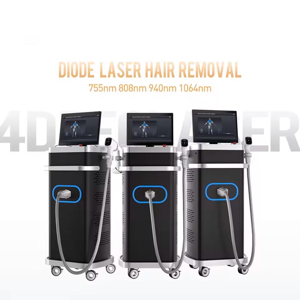 Greenlife 808Nm 4 Wave Diode Laser Hair Removal Machine Use For Beauty Salon Equipment - Greenlife - Hair Removal Machine